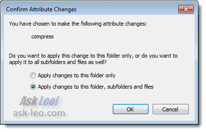 Confirm Attribute Change