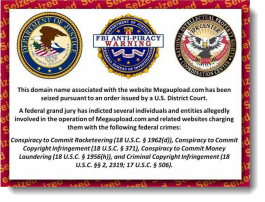 megaupload site closed clipart