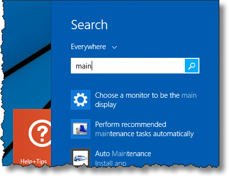 Searching in Windows 8