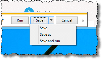 Save and Run