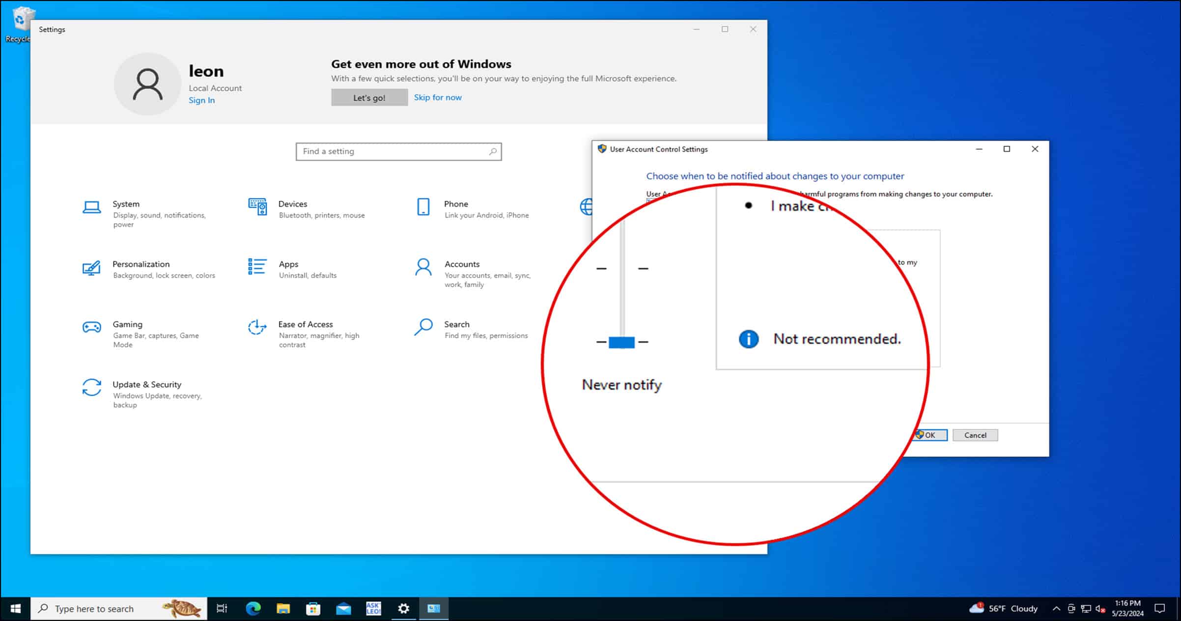 How Do I Turn Off UAC (User Account Control) in Windows? - Ask Leo!