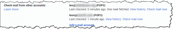 Gmail "Check mail from other accounts"