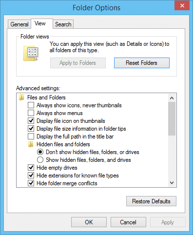 change default windows explorer folder