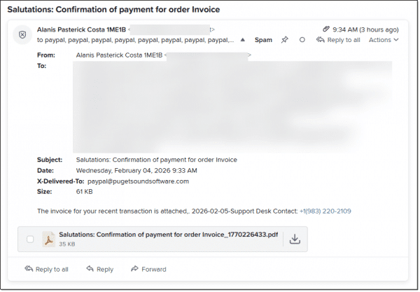 Suspected spam.