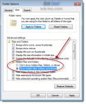 Windows Explorer Hidden Files Option
