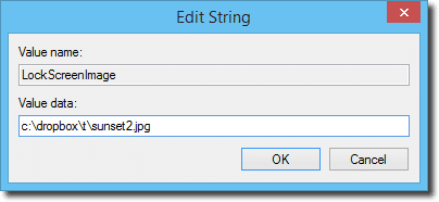 Edit String dialog