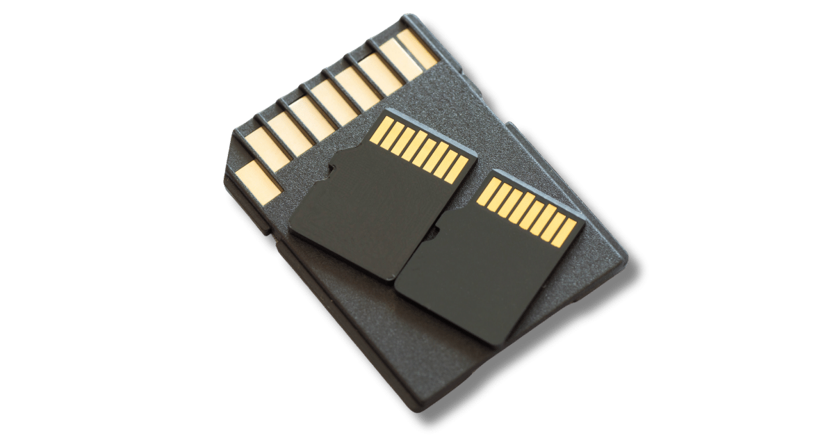 SD cards.