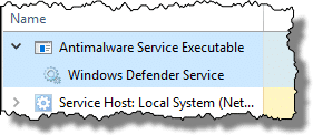 Windows Defender information