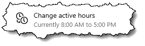 Windows Update - Active hours