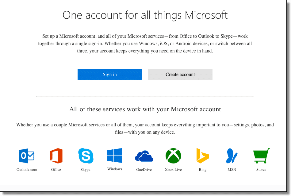 What is a Microsoft account?