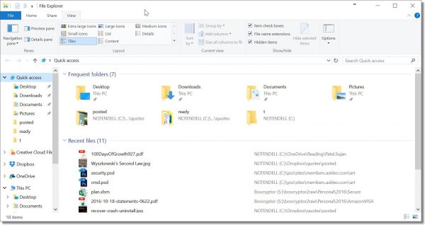 Default File Explorer