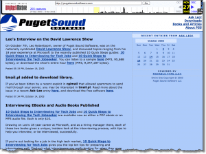 Puget Sound Software, in 2003 (Click for larger image.)