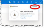 Outlook.com Sign out