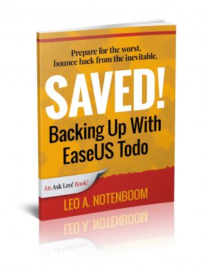 Saved! Backing Up With EaseUS Todo