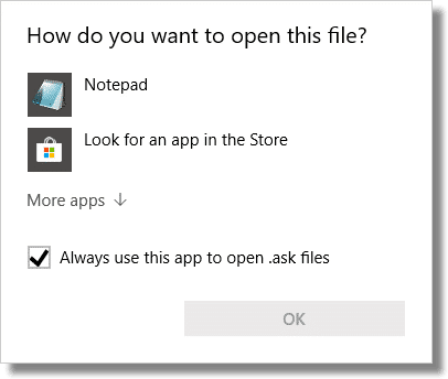 How do you want to open this file?