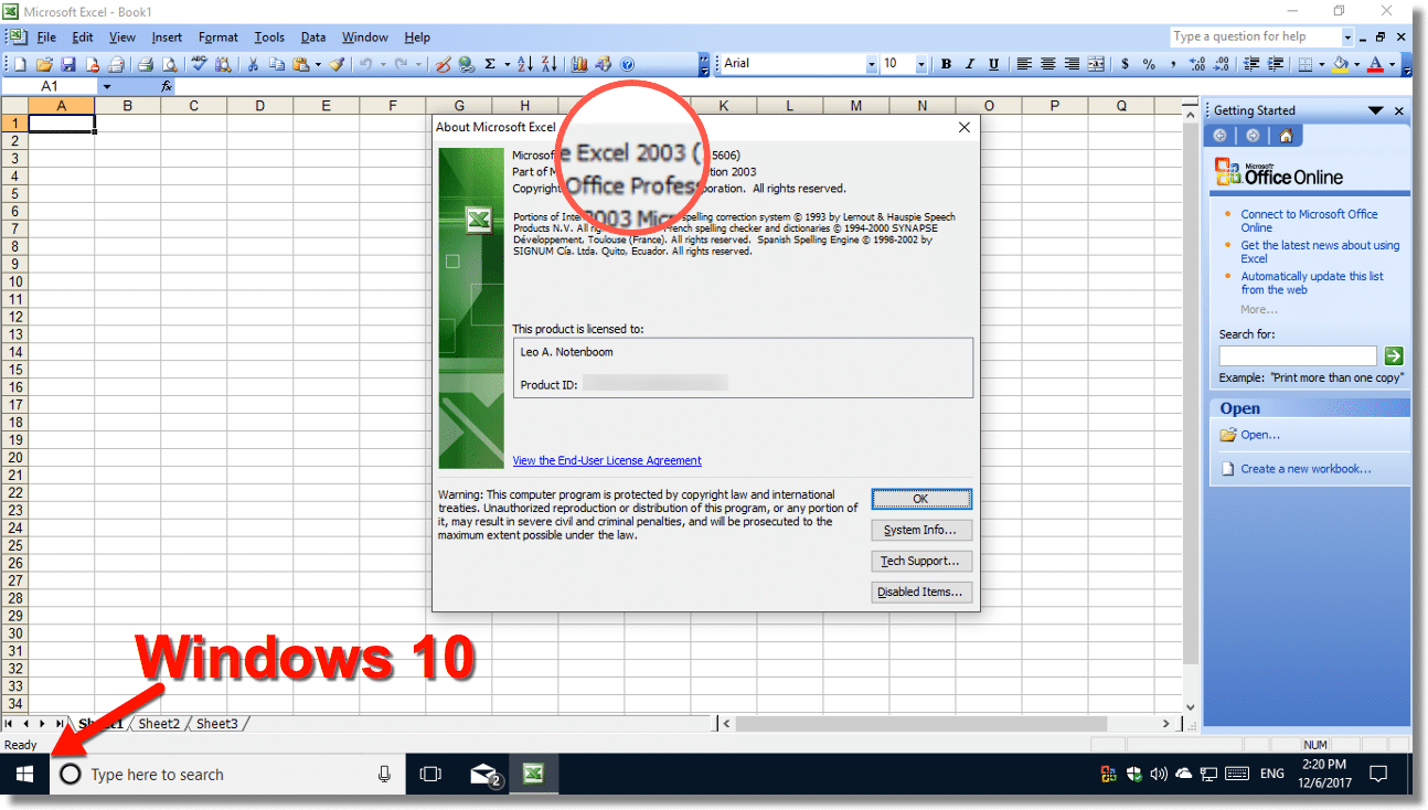 Можно ли установить office 2003 на windows 7