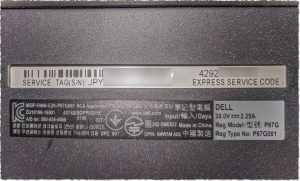 Dell Service Tag