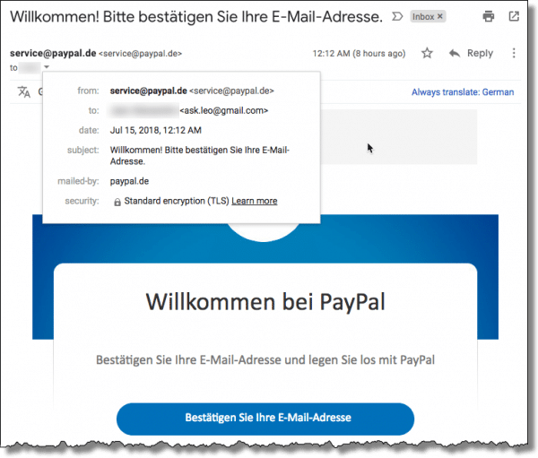 paypal deutschland kontakt e mail