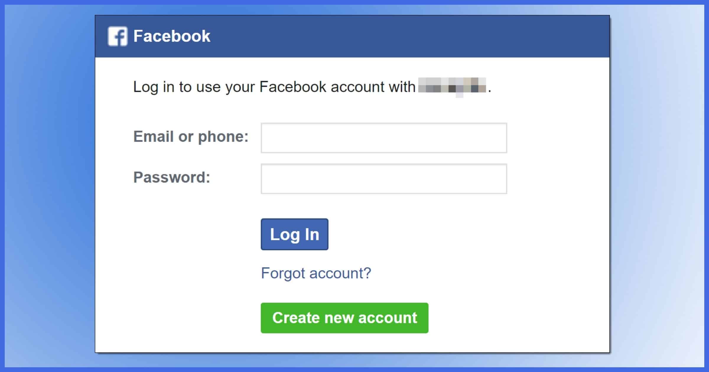 Facebook Authentication