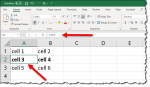 A cell in Excel