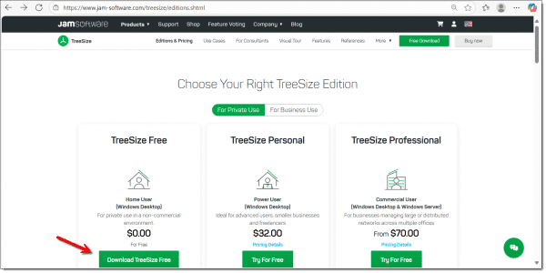 Treesize Free download
