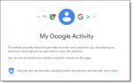 My Google Activity