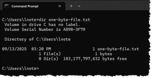 Why Is the Same File a Different Size in Different Places?