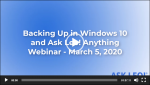 Webinar Replay: Backing Up in Windows 10 and Ask Leo! Anything