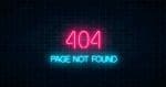 An example of a 404 page not found error