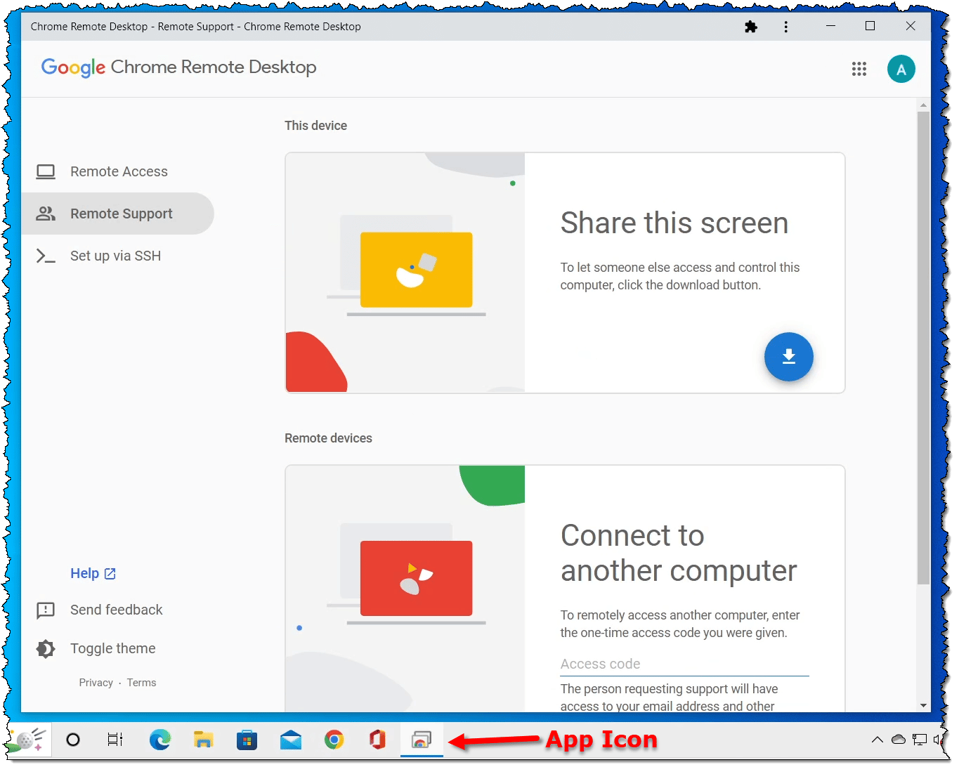 Toegang tot een andere computer met Chrome Remote Desktop