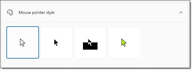 Mouse Pointer Style