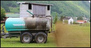 An actual manure spreader.