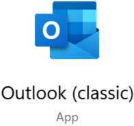 Outlook (classic) icon.