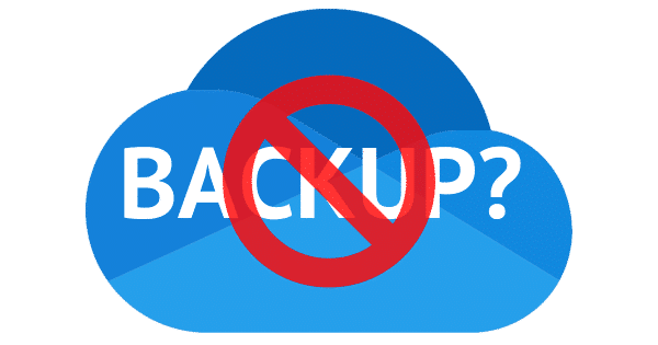 OneDrive Is Not Backup