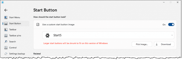 Start11 Custom Start Button