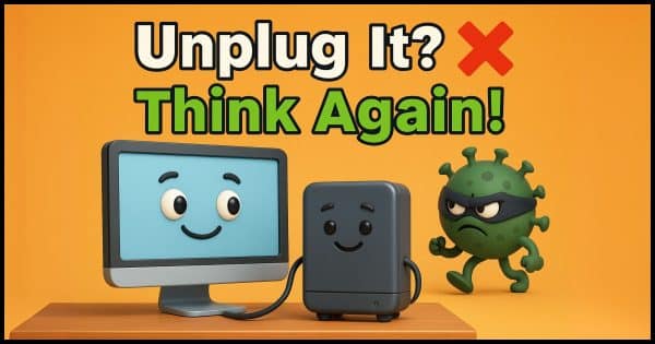 Should You Leave Your Backup Drive Plugged In? The Real Risk