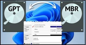 How Do I Convert a GPT Disk to MBR?