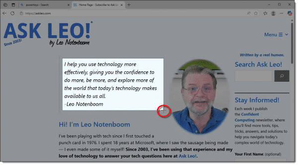Text Extractor Selection
